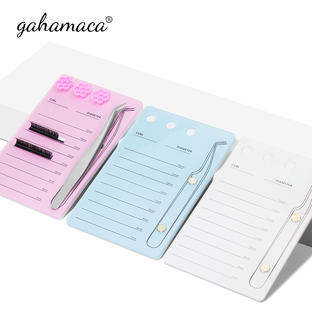 GAHAMACA Acrylic Lashes Holder - Eyelash Extension Look review and price