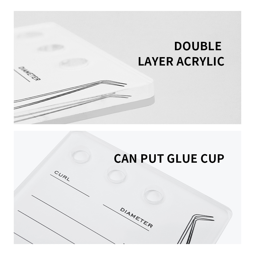 GAHAMACA Acrylic Lashes Holder - Eyelash Extension Look review and price