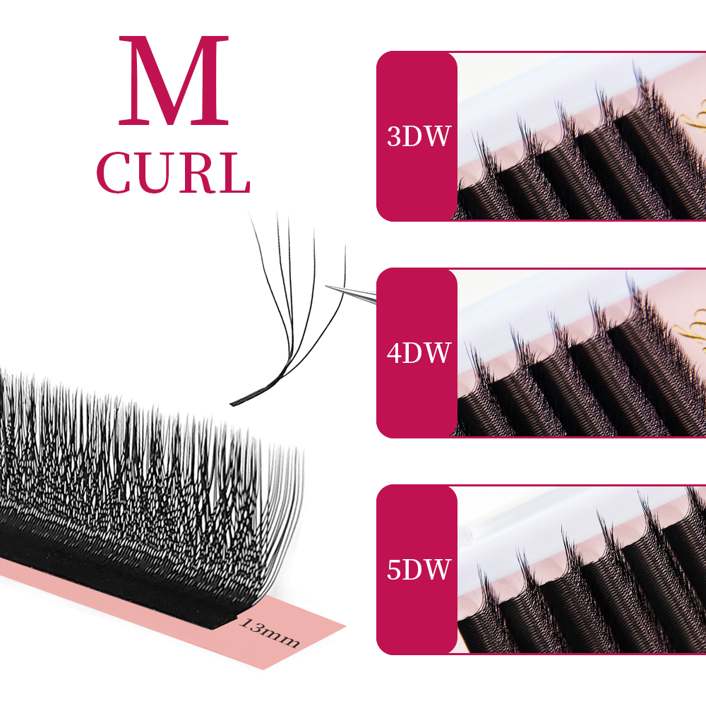 Goddess W3D 4D 5D M Curl Eyela - Eyelash Extension For Asian Eyes review and price