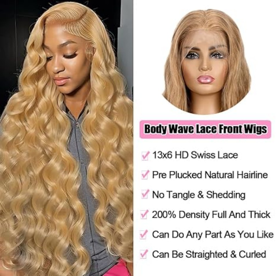 Body Wave Human Hair Wigs 13x4 - Eyelash Extension Natural Look review and price