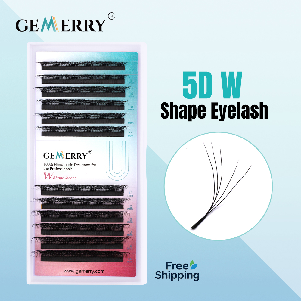 GEMERRY 5D W Shape Eyelash Ext - Eyelash Extension Human Hair review and price